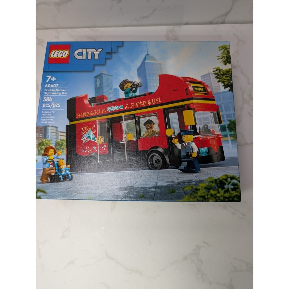 LEGO City 60407 Red Double Decker Sightseeing Bus Sealed Box 384pc